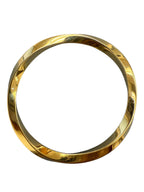 Tiffany & Co 18K Elsa Paretti Yellow Gold Wave Bangle Bracelet, 33 Grams