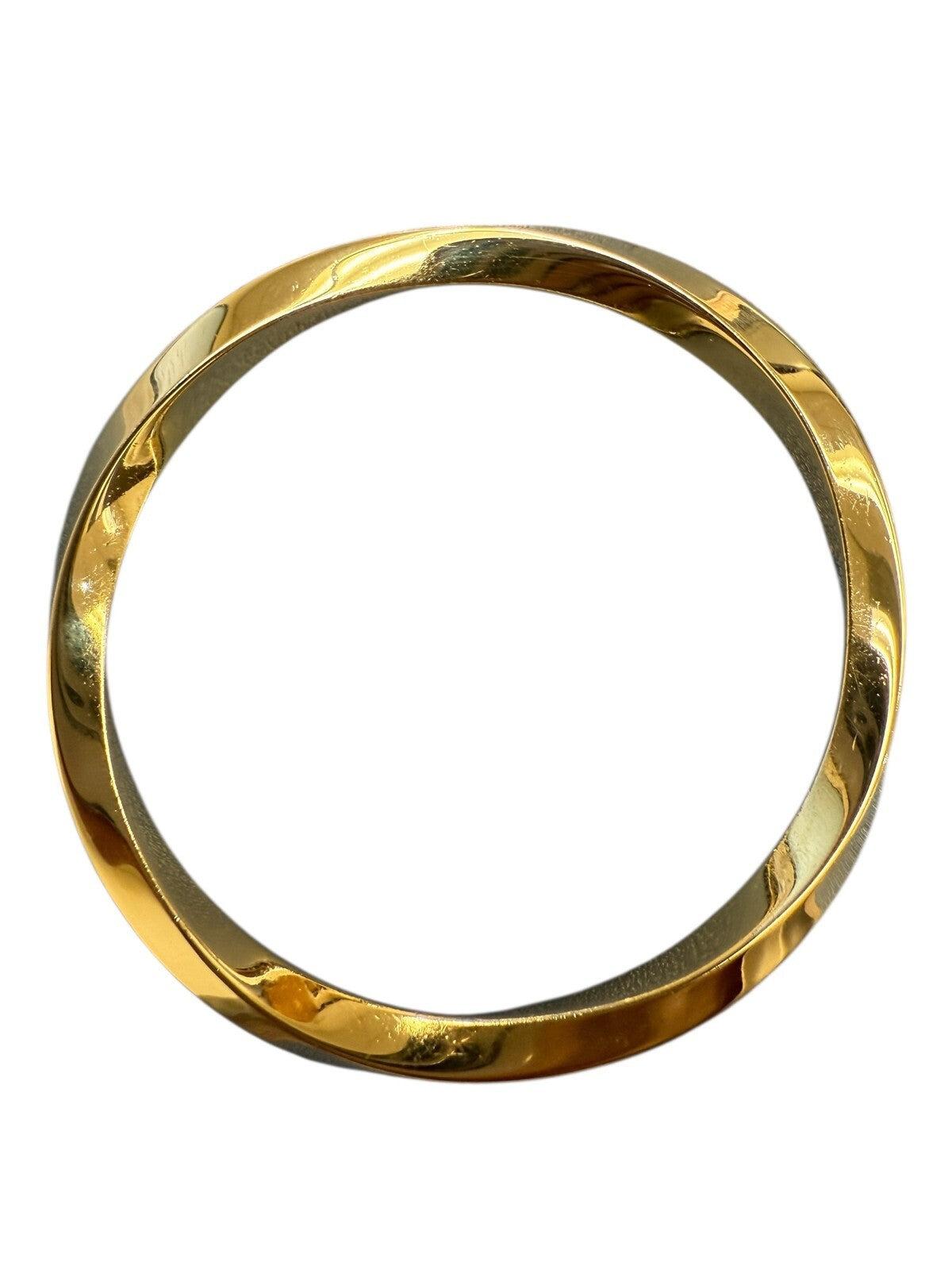 Tiffany & Co 18K Elsa Paretti Yellow Gold Wave Bangle Bracelet, 33 Grams