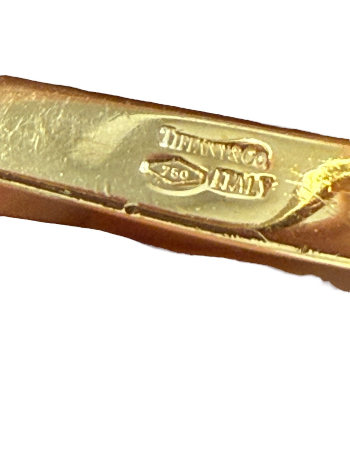 Tiffany & Co 18K Elsa Paretti Yellow Gold Wave Bangle Bracelet, 33 Grams