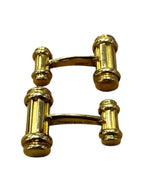 TIFFANY & CO 1995 Atlas Column Gold Cufflinks 18K Yellow Gold