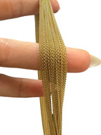 Tiffany & Co 18K Yellow Gold Heart Multi Strand Chain Toggle Necklace 18in.