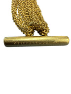 18Kt Tiffany and Co. Multi-Strand Heart Toggle Bracelet