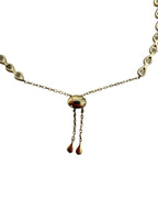 14k Yellow Gold Diamond Teardrop Bracelet