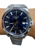 Tissot Gentleman Powermatic 80 Silicium Blue Dial Men's Watch
