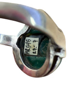 Sterling Silver Green Agate Ring