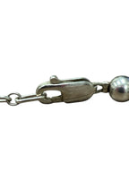 Carolyn Pollack Relios Sterling Silver Stamped Bead Necklace- 17-1/2"