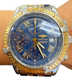 Breitling Crosswind D13355 Chronograph Date Blue Dial Automatic Men's