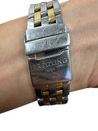 Breitling Crosswind D13355 Chronograph Date Blue Dial Automatic Men's