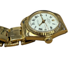 Rolex Datejust 6917 Ladies 18K Gold Buckley Dial Automatic Watch President Band