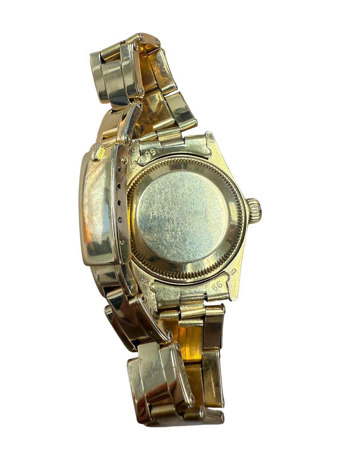 Rolex Datejust 6917 Ladies 18K Gold Buckley Dial Automatic Watch President Band