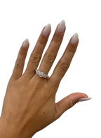 18kt White Gold Diamond Ring 1.33ctw Sz8