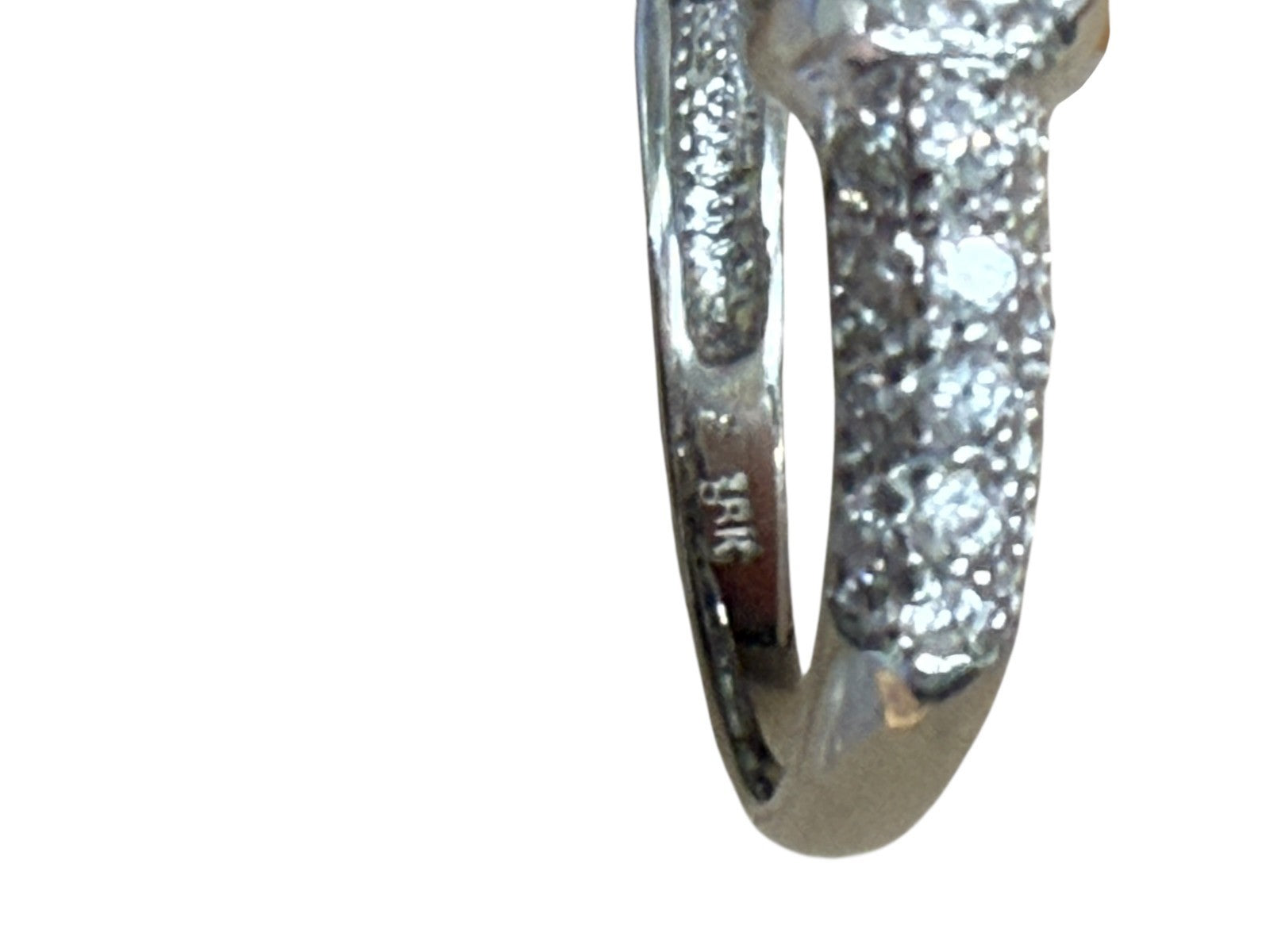 18kt White Gold Diamond Ring 1.33ctw Sz8
