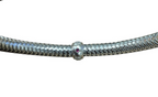 Roberto Coin 18k White Gold Primavera Flexible Bracelet w/ Diamond Station