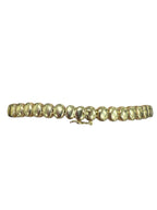 14k Yellow Gold 1.18ctw Diamond Tennis Bracelet 6.875 in