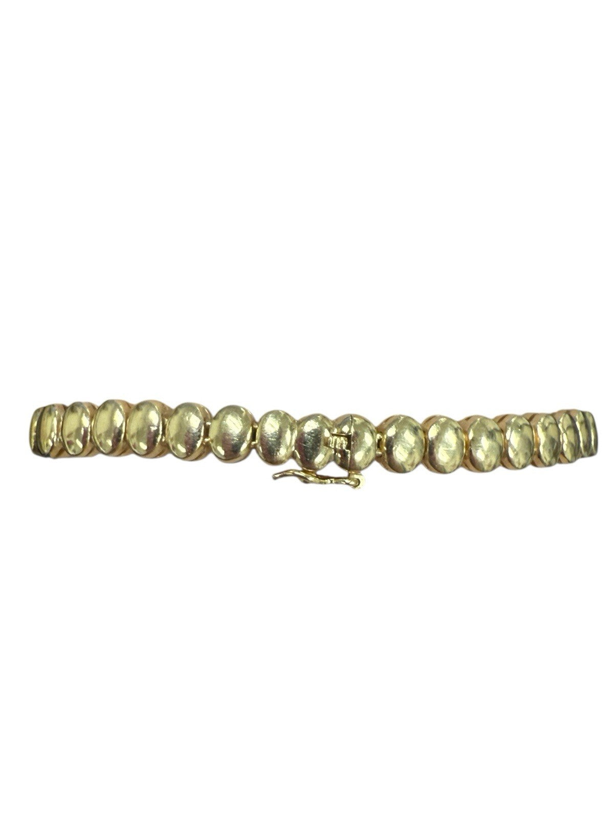 14k Yellow Gold 1.18ctw Diamond Tennis Bracelet 6.875 in