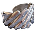 Vintage Taxco Mexico Sterling Silver 925 TB-17 RB Cuff Bracelet 49.6g