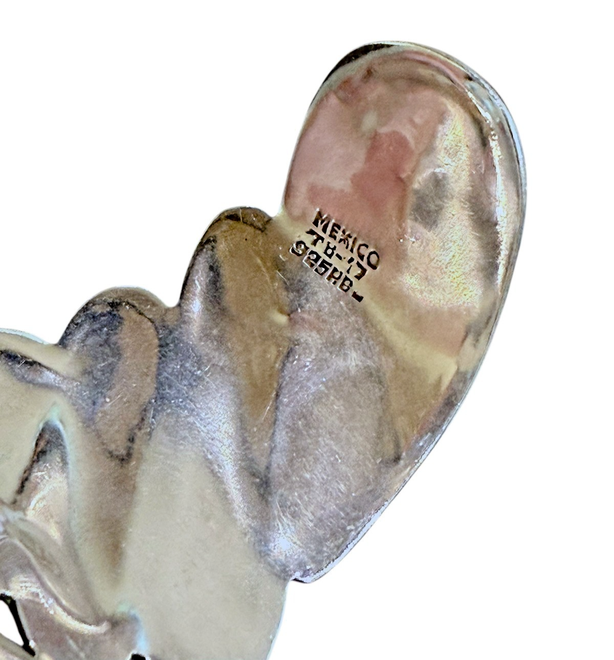 Vintage Taxco Mexico Sterling Silver 925 TB-17 RB Cuff Bracelet 49.6g