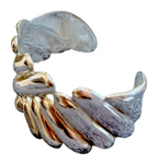 Vintage Taxco Mexico Sterling Silver 925 TB-17 RB Cuff Bracelet 49.6g