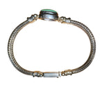 EXEX Claudia Agudelo 925 Sterling Silver Turquoise Bracelet 28.9g, 8.25
