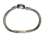 EXEX Claudia Agudelo 925 Sterling Silver Turquoise Bracelet 28.9g, 8.25