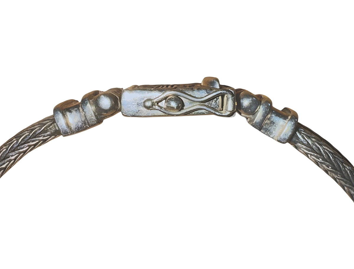 EXEX Claudia Agudelo 925 Sterling Silver Turquoise Bracelet 28.9g, 8.25