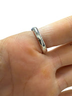 Zenith Sterling Silver & 14K Gold Band Ring w/ Black Stone Size 8