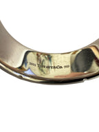 Tiffany & Company 18k White Gold Streamerica Men’s Wedding Band 8mm, Size 10