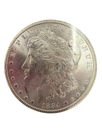 1884-CC Morgan Carson City Silver Uncirculated Box Included and Certificate