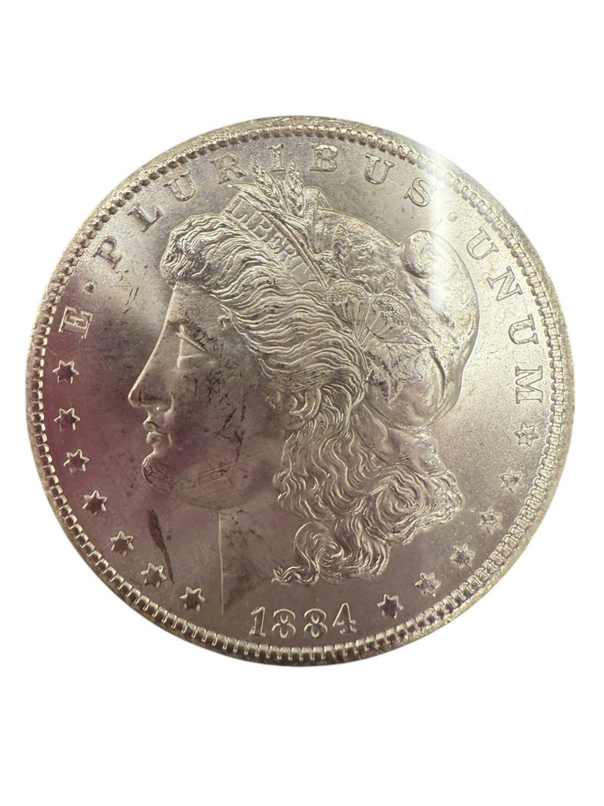 1884-CC Morgan Carson City Silver Uncirculated Box Included and Certificate