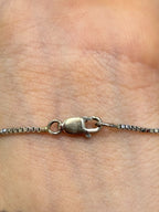 14k White Gold Pave Bar Bolo Bracelet