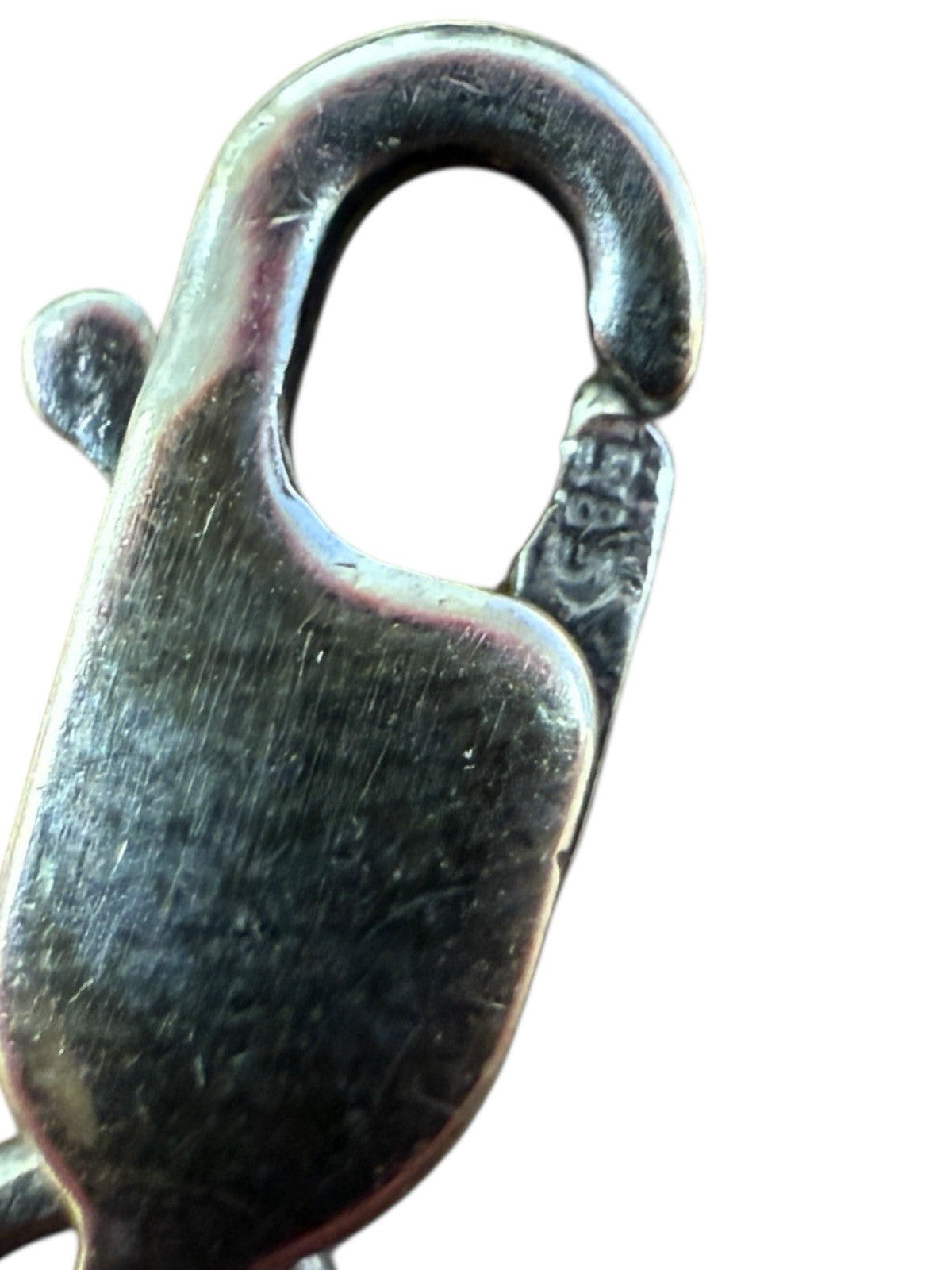 14k White Gold Pave Bar Bolo Bracelet