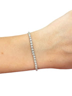 14k White Gold Diamond Tennis Bracelet