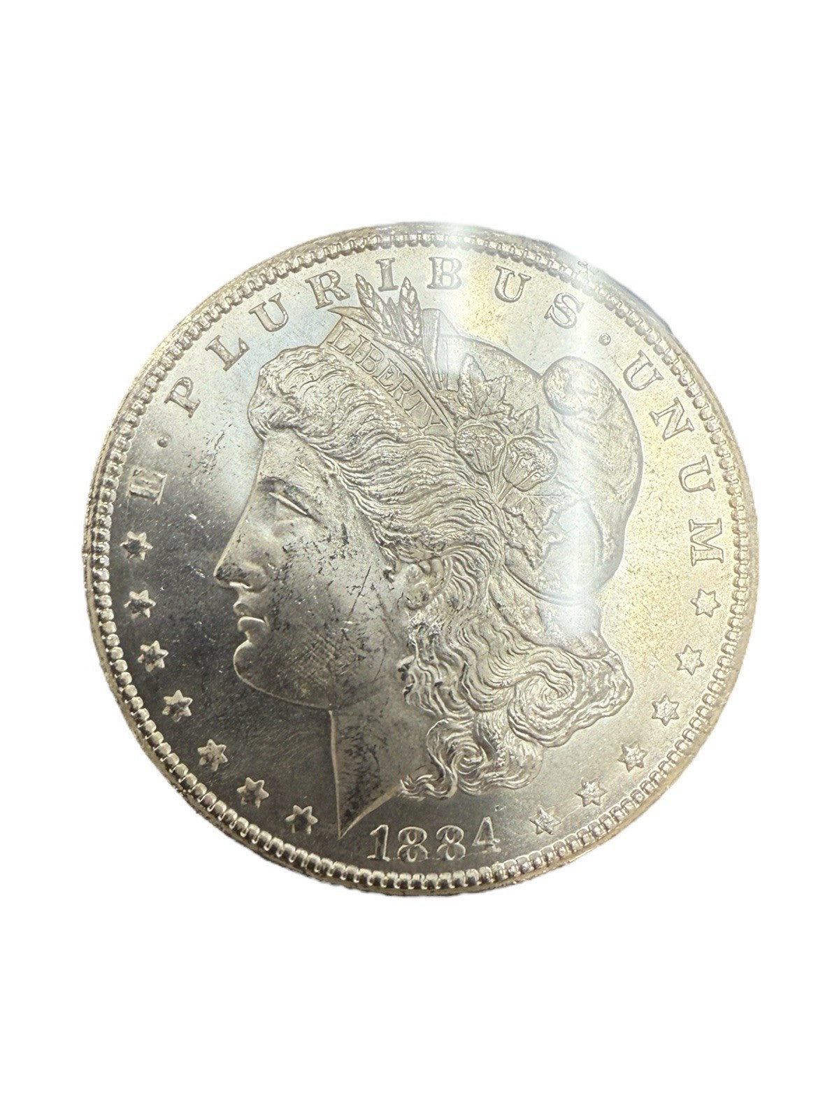 1884-CC Morgan Carson City Silver Uncirculated Box Included and Certificate