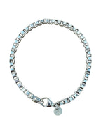 Tiffany & Co. Sterling Silver 925 Venetian Box Link Bracelet 7.5"