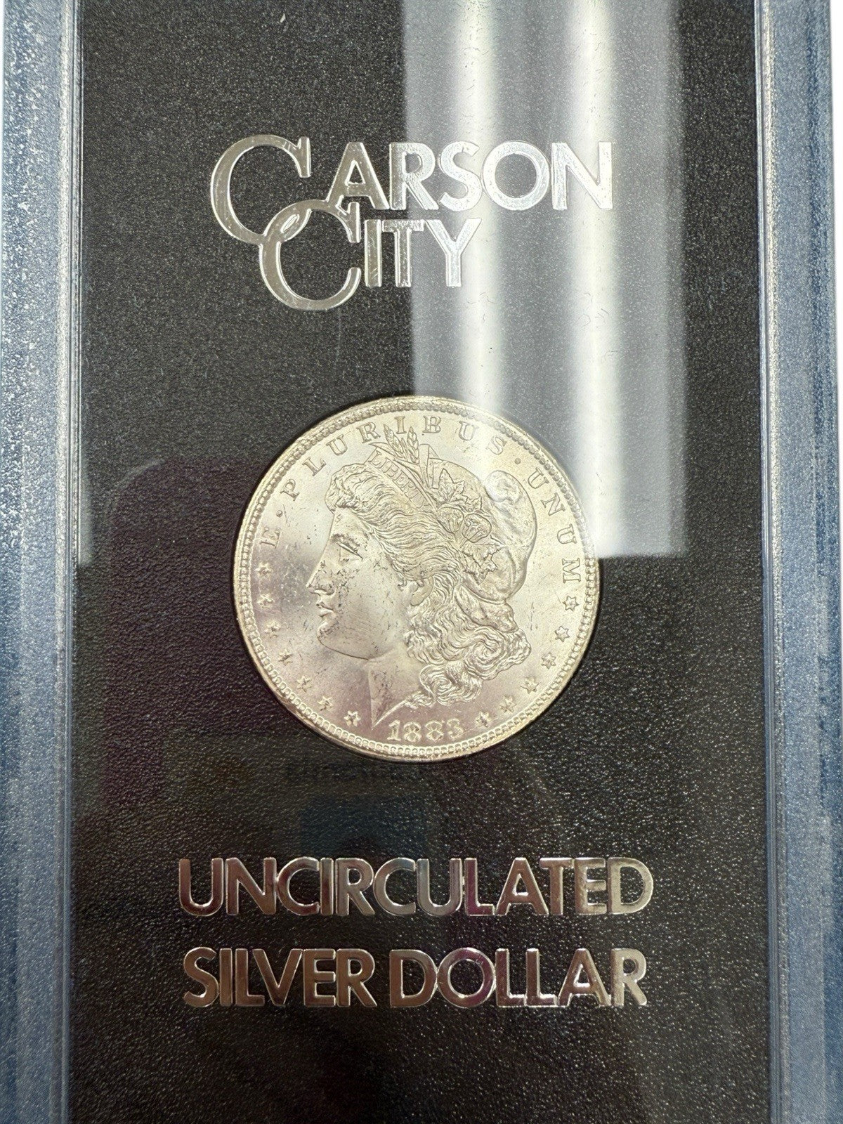 1883-CC Morgan Carson City Silver Uncirculated Box Included