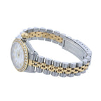 Rolex Two-Tone 18K Gold Oyster Perpetual Ref. 67193 Diamond Bezel & MOP Dial