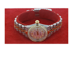 Rolex Two-Tone 18K Gold Oyster Perpetual Ref. 67193 Diamond Bezel & MOP Dial