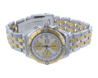 Breitling Chronomat D13352 MOP Dial 18k TT Bezel and Band with Box and Papers