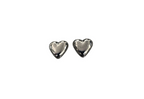 Tiffany & Co. Sterling Silver Mexico Puffed Heart Stud Earrings