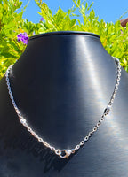 Judith Ripka 925 Sterling Silver CZ Medallion Pendant Necklace 21"