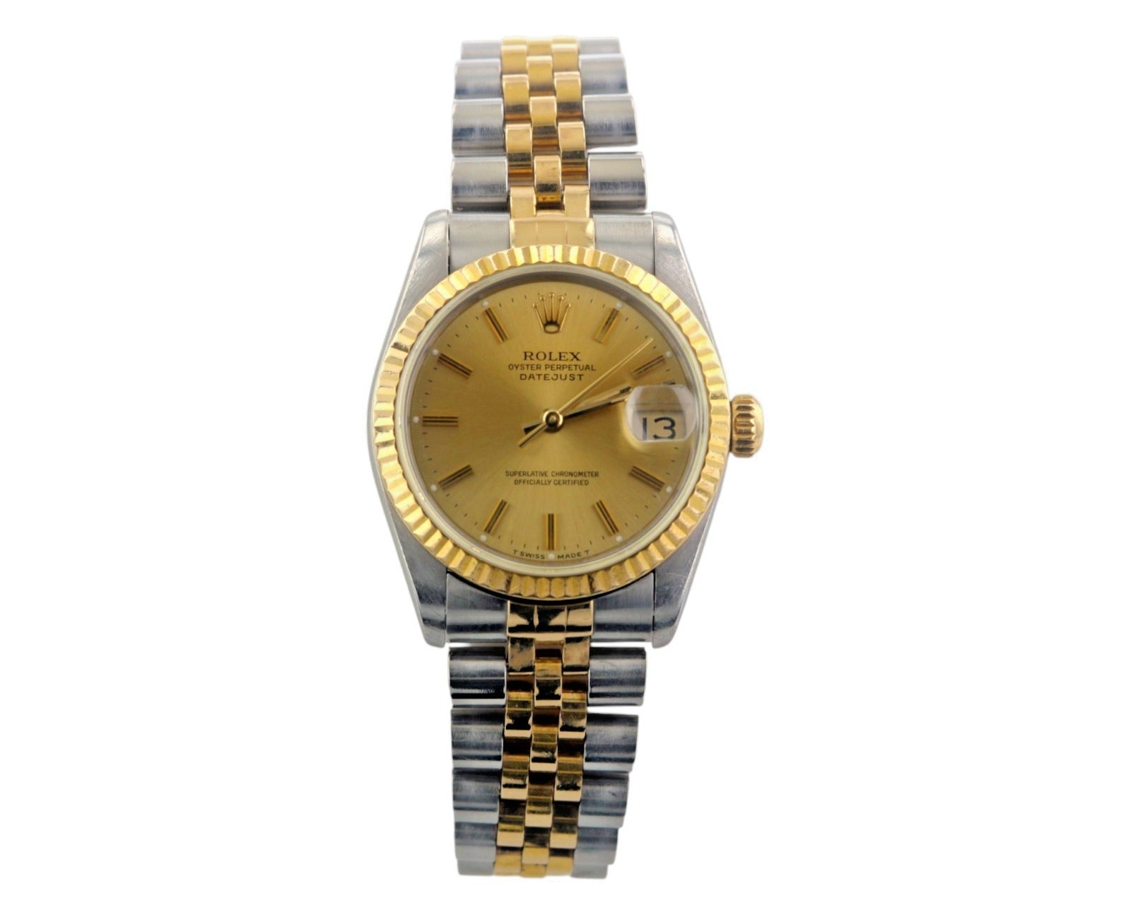 Rolex Datejust 31mm Ref. 68273 Two-Tone Champagne Dial Jubilee Watch
