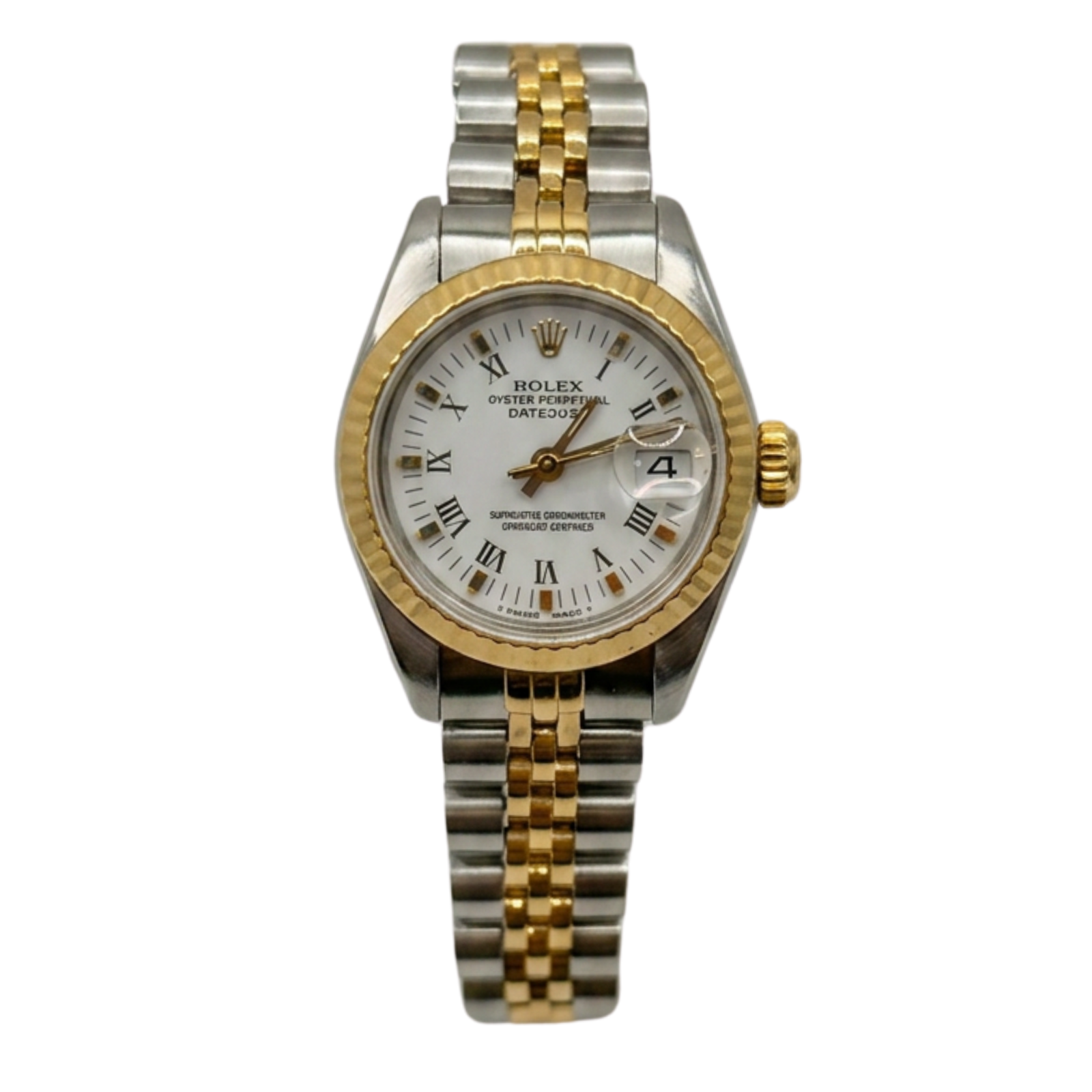 Rolex Datejust 69173 Gold and Silver Jubilee Bracelet with Gold Bezel