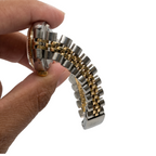 Rolex Datejust 69173 Gold and Silver Jubilee Bracelet with Gold Bezel