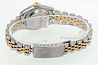 Ladies Rolex Datejust Two Tone Tuxedo Dial Watch Ref 69173  26mm