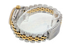 Ladies Rolex Datejust Two Tone Tuxedo Dial Watch Ref 69173  26mm