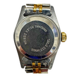 Ladies Rolex Datejust Two Tone Tuxedo Dial Watch Ref 69173  26mm
