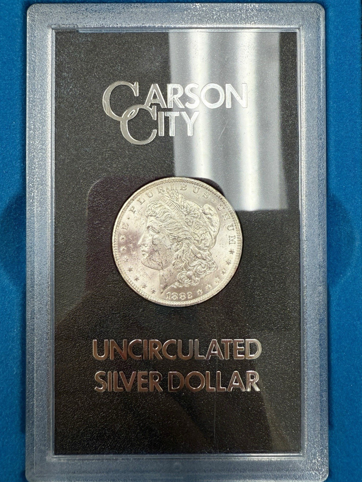 1882-CC Morgan Carson City Silver Uncirculated Box Included