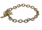 Tiffany & Co. Cupid's Bracelet Arrow Heart 18K Gold Toggle Clasp