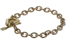 Tiffany & Co. Cupid's Bracelet Arrow Heart 18K Gold Toggle Clasp
