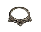 Judith Ripka 925 Sterling Silver Pearl Cable Ring Size 9